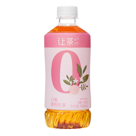 让茶 无糖白桃青柠红茶 果味茶饮料 450ml